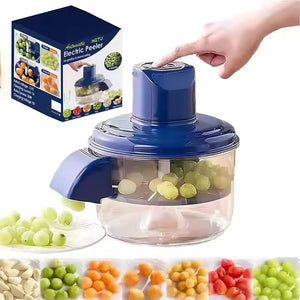 Wireless Portable Fruit Peeling Machine – USB Rechargeable Food-Grade Peeler for Garlic, Grapes & Kitchen Use
