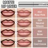 4PCS Matte Lip Liner Set – Waterproof, Long-Lasting & Smudge-Proof